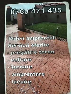 beton amprentat 