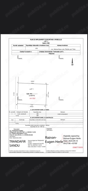 Teren intravilan de vânzare   Sălciua Nouă, comuna Pișchia, județul Timiș - imagine 3