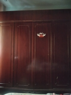 Vand sifonier si doua noptiere lemn masiv 