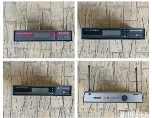 receiver microfin wireless Sennheiser   Shure - imagine 1