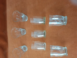 Set de 8 pahare pentru vin   apa, vechi   vintage