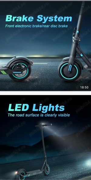 De vanzare trotineta electrica scooter NOUA BOGIST city m1 elite la 850 ron