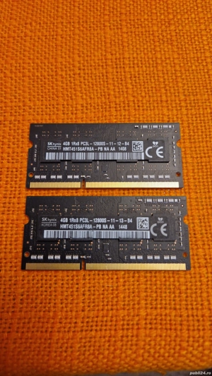 Set Placute Memorie Ram Laptop 8 GB DDR3