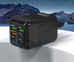 Incarcatoare Turbo Fast Charge 150w 6A Huawei Honor Xiaomi Oppo IPhone Motorola OnePlus RealMe - imagine 2