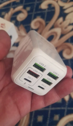 Incarcatoare Turbo Fast Charge 150w 6A Huawei Honor Xiaomi Oppo IPhone Motorola OnePlus RealMe - imagine 5