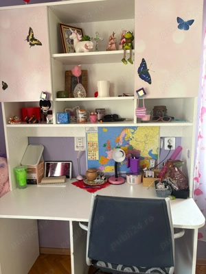 Mobila Staer Fete Alb cu Roz