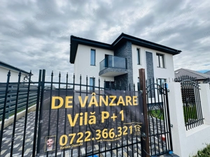 Buftea-vila individuala P+1 cu 5 camere teren 319mp