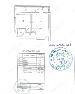 Apartament 2 camre semidecomandat mobilat-utilat - imagine 6
