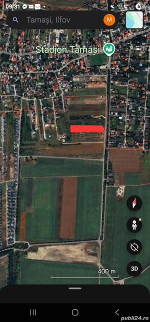 Teren de vânzare-Corbeanca-Tamasi