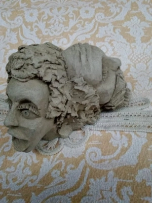 Sculptura in lut - Intalnind Meduza