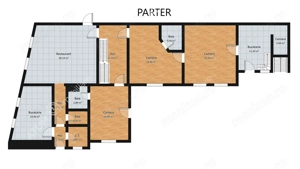 Vila 10 camere fiecare cu baie proprie in zona Central Istorica Sibi - imagine 12