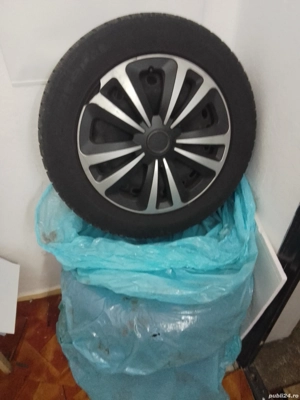 Vand 4 roti jenti oțel 5 gauri 215/55 R16 ford