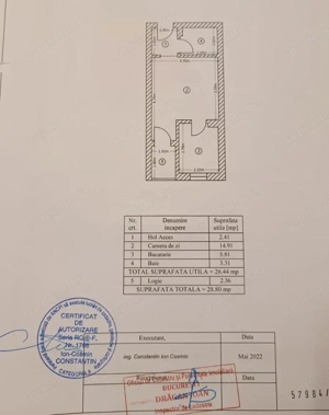 Garsoniera CF1 29mp + loc de parcare, Str. Gura Siriului - imagine 7
