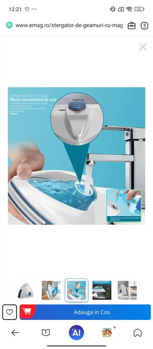 curatator geam cu magnet ok - imagine 3