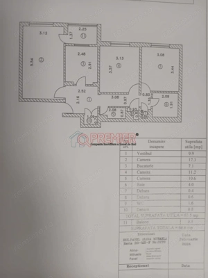 3 camere - Sector 4 - Metrou - Aparatorii Patriei - imagine 2