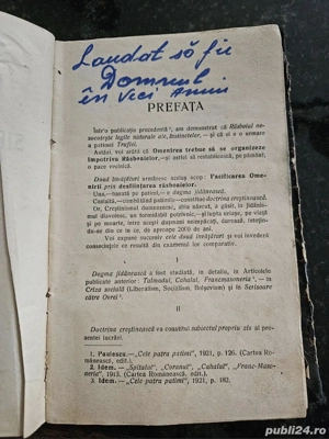 N.C. Paulescu - Sinagoga si Biserica, carte rara - imagine 5