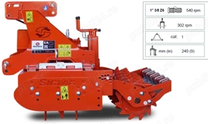 Grapa rotativă SICMA EA 180