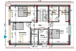 Oferta! Casa semifinisata, cu priveliste, 750 mp teren, Salicea - imagine 6
