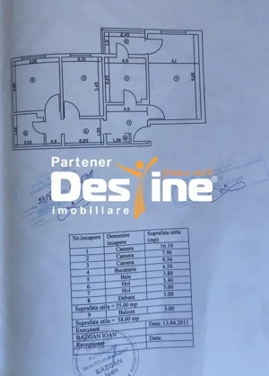 ALEXANDRU CEL BUN, Apartament 3 camere, decomandat, 58 MP - imagine 8