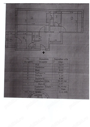 Vând apartament 55 mp - parter, cu balcon - imagine 10                          Vând apartament 55 mp - parter, cu balcon - imagine 10