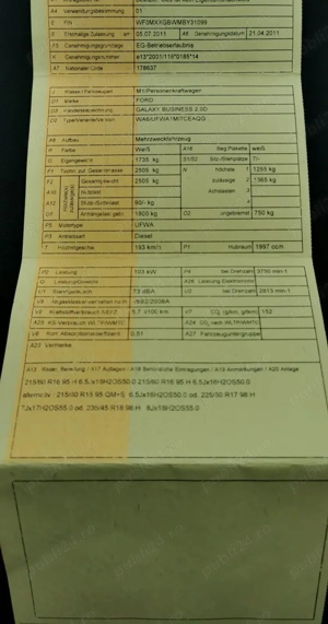 Ford Galaxy Business 2011 2.0 TDcI 7 locuri 185600 km  Cârlig de remorcare  - imagine 9 Ford Galaxy Business 2011 2.0 TDcI 7 locuri 185600 km  Cârlig de remorcare  - imagine 9