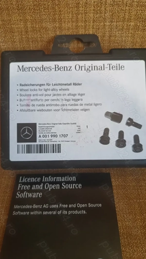 Cheie antifurt roata Mercedes-Benz + Prezoane de rezerva - imagine 4
