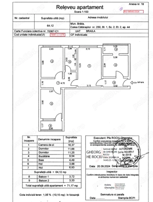 3 camere Calarasi Proprietar - Bloc Turn etaj 2 din 9 Viziru1 Calarasi intrare Braila liber centrala - imagine 10