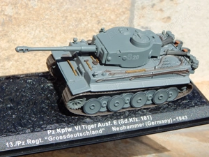 Macheta tanc greu Tiger Ausf. E WW2 scara 1:72 Altaya DeAgostini - imagine 2