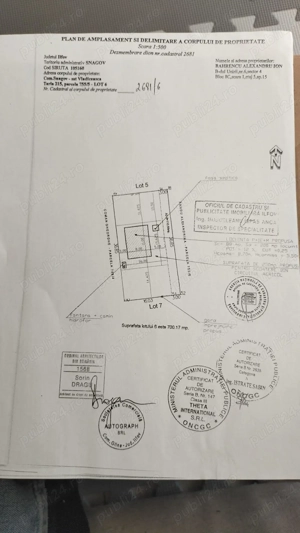 Teren Vladiceasca Snagov 700 mp pentru incarcator frontal 