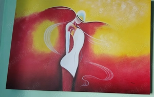 Tablou pictat manual Necunoscuta la doar 90 lei