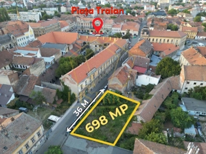 Teren cu autorizatie de bloc 9-10 Ap + 2 Sad | Traian