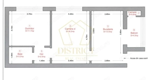 Com 0% Apartament ultracentral cu 2 camere - imagine 9