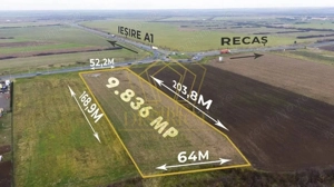 Teren extravilan langa Autostrada | Remetea Mare