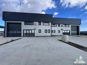 Hala industriala, pretabila, fabrica, productie, service auto, 1002mp teren, 590mp Sdc, 380v, Domnes