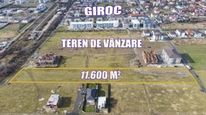 Teren arabil intravilan pentru PUZ 11.600mp | Giroc