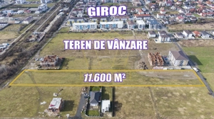 Teren arabil intravilan pentru PUZ 11.600mp | Giroc - imagine 5