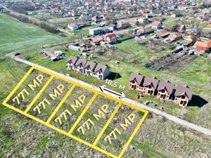 Parcele teren intravilan duplex/ case insiruite 771mp | Covaci