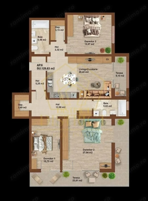 0%COMISION Apartamente cu 4 camere, Iulie 2026 | Buziasului - imagine 4