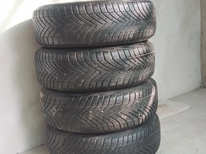 Vand cauciucuri de iarna cu jante de tabla 195 65 R15 - imagine 3