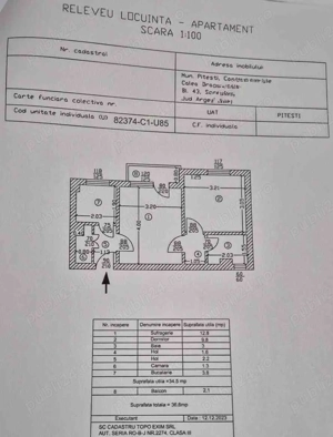 Vând apartament 2 camere Trivale, confort 2, semidecomandat, et. 1 4, suprafață 37 mp