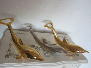 cadou rar Delfin vintage colectie Germania 1980 desfacator de sticle metalic 