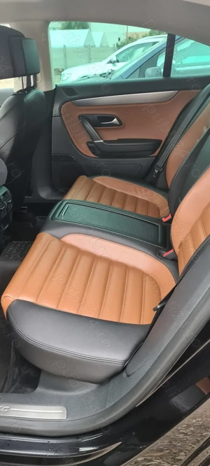 VW CC 2.0 TDI 177CP DSG Trapa Piele Keyless Start Stop 2014 - imagine 9