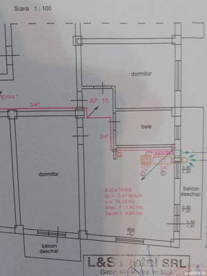 apartament 3 camere 67 mp 2 terase - imagine 6