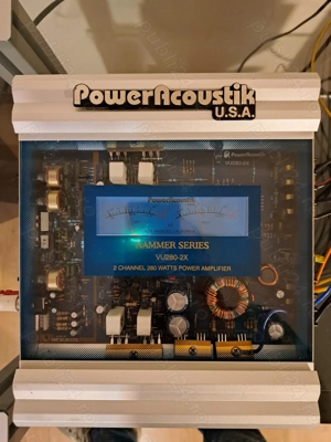 Amplificator auto  cu vu-metre Power Acoustik VU280-2X 280W - imagine 1