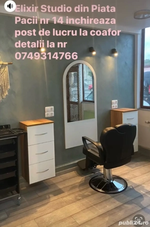 inchiriez post de lucru coafura frizerie  - imagine 3