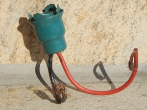 Soclu dulie pentru becuri mici 12 V 3-5 W fabricat URSS