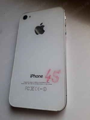 Telefon Rar De Colectie iPhone 4s alb si cutie originala - imagine 4