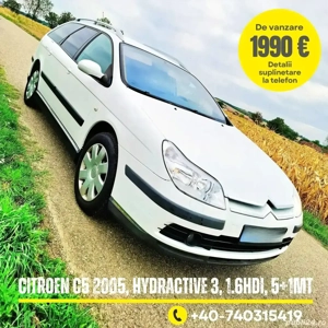 Citroen C5 1.6HDI, 2005, Hydractive3, Android Auto, Apple CarPlay