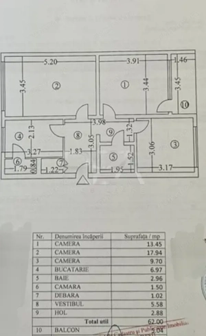 3 camere, decomandat, et 1/4, bloc anvelopat-Drumul Taberei - imagine 6