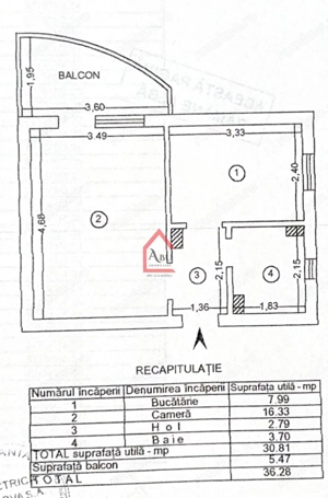 Apartament 1 camera | Gara | et intermediar - imagine 15